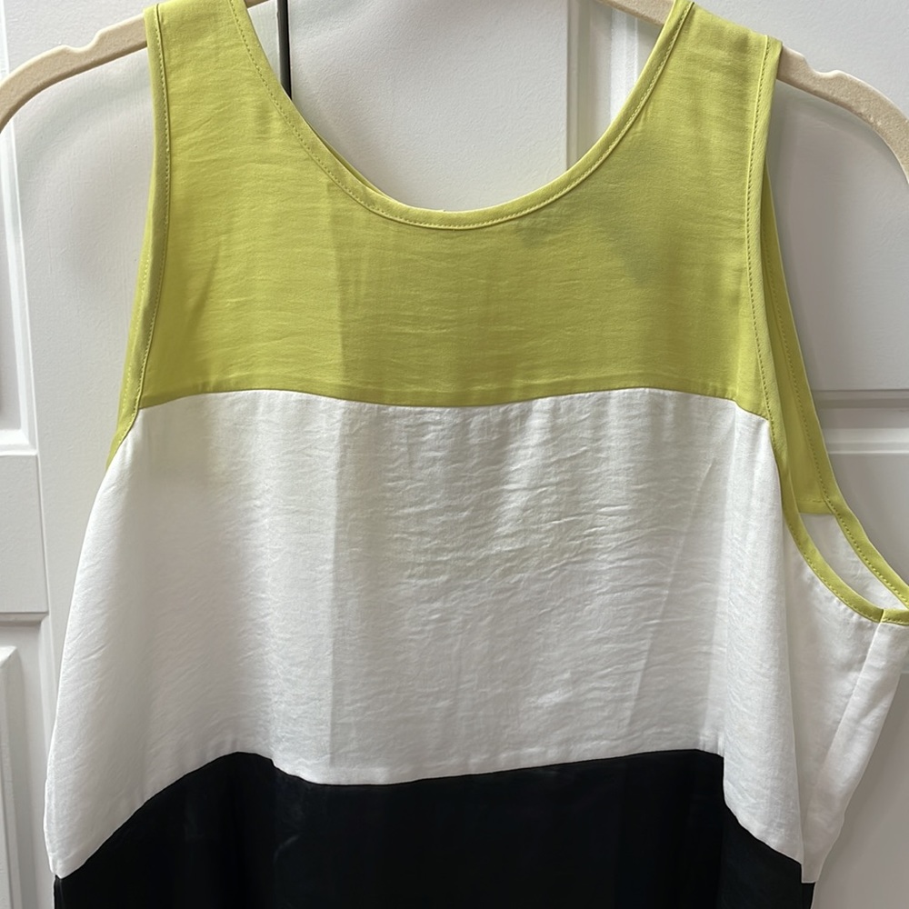 Bcbg Lucie Colorblock Open Back Top Small - image 4